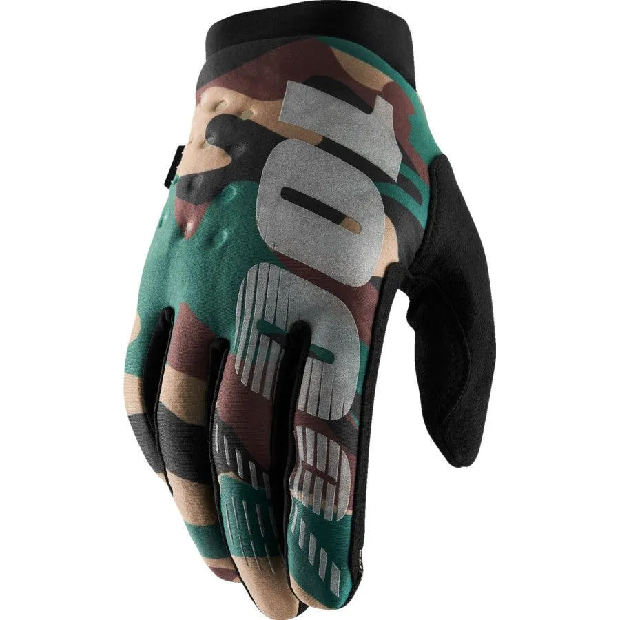 100% Brisker Gloves - Camo