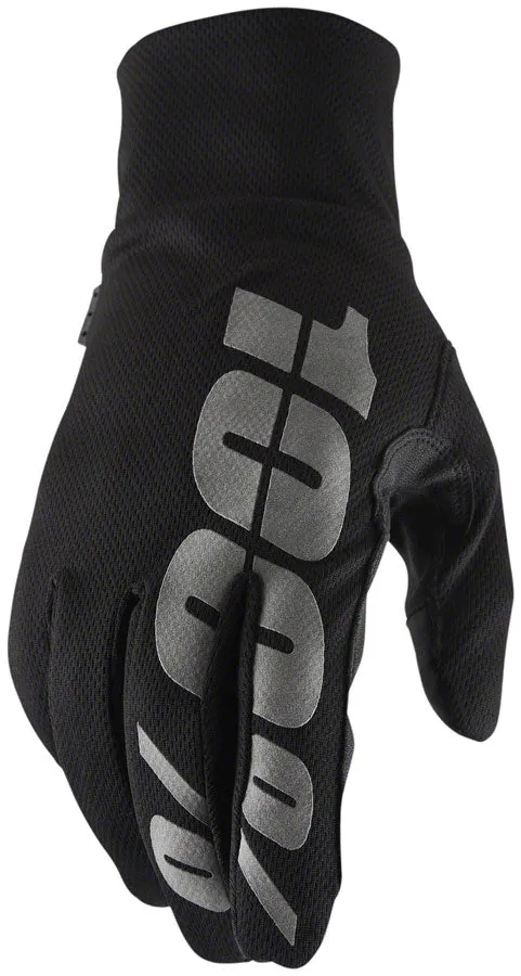 100% Hydromatic Waterproof Glove Blk LG