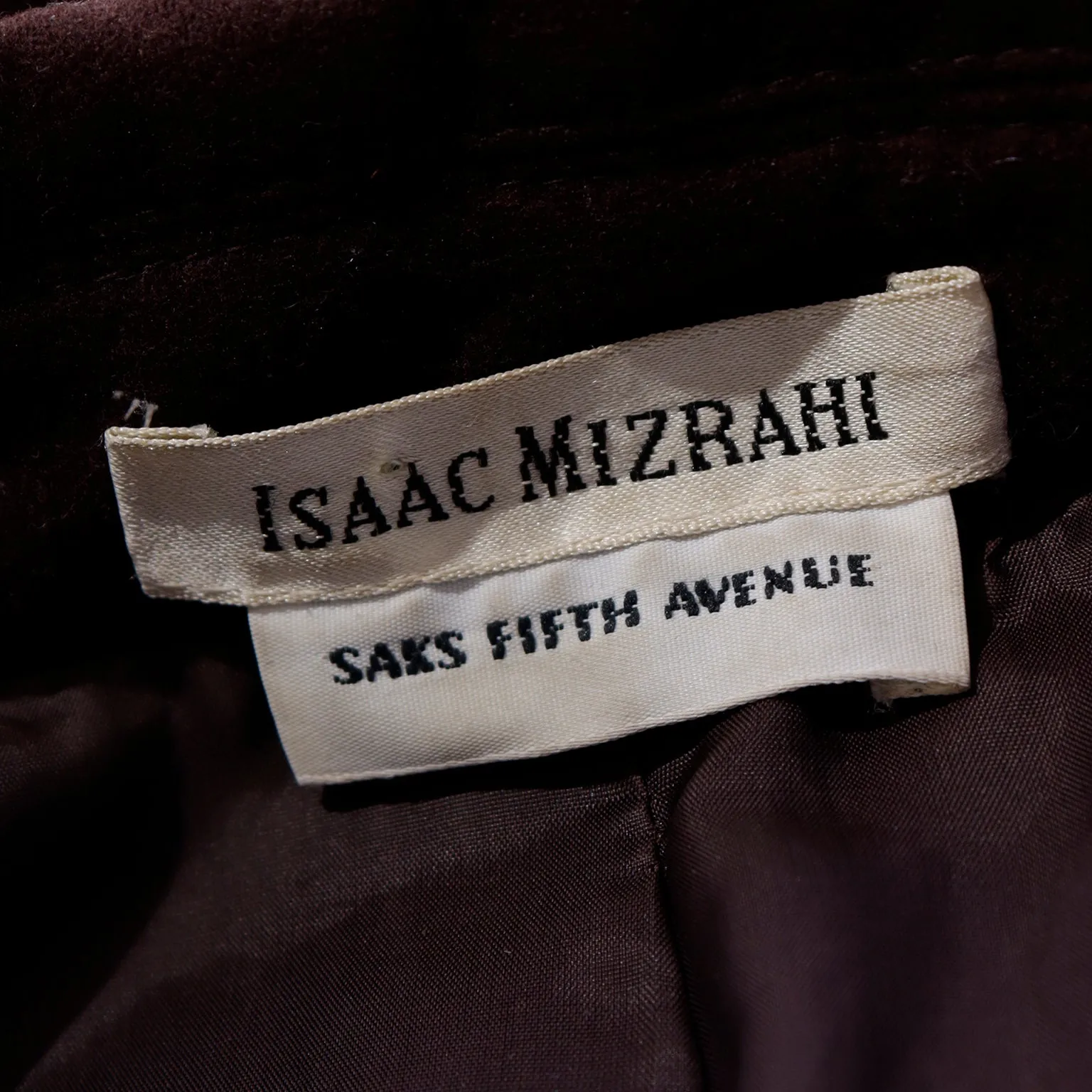 1990s Isaac Mizrahi Brown Wool Cropped Fully Lined Jacket