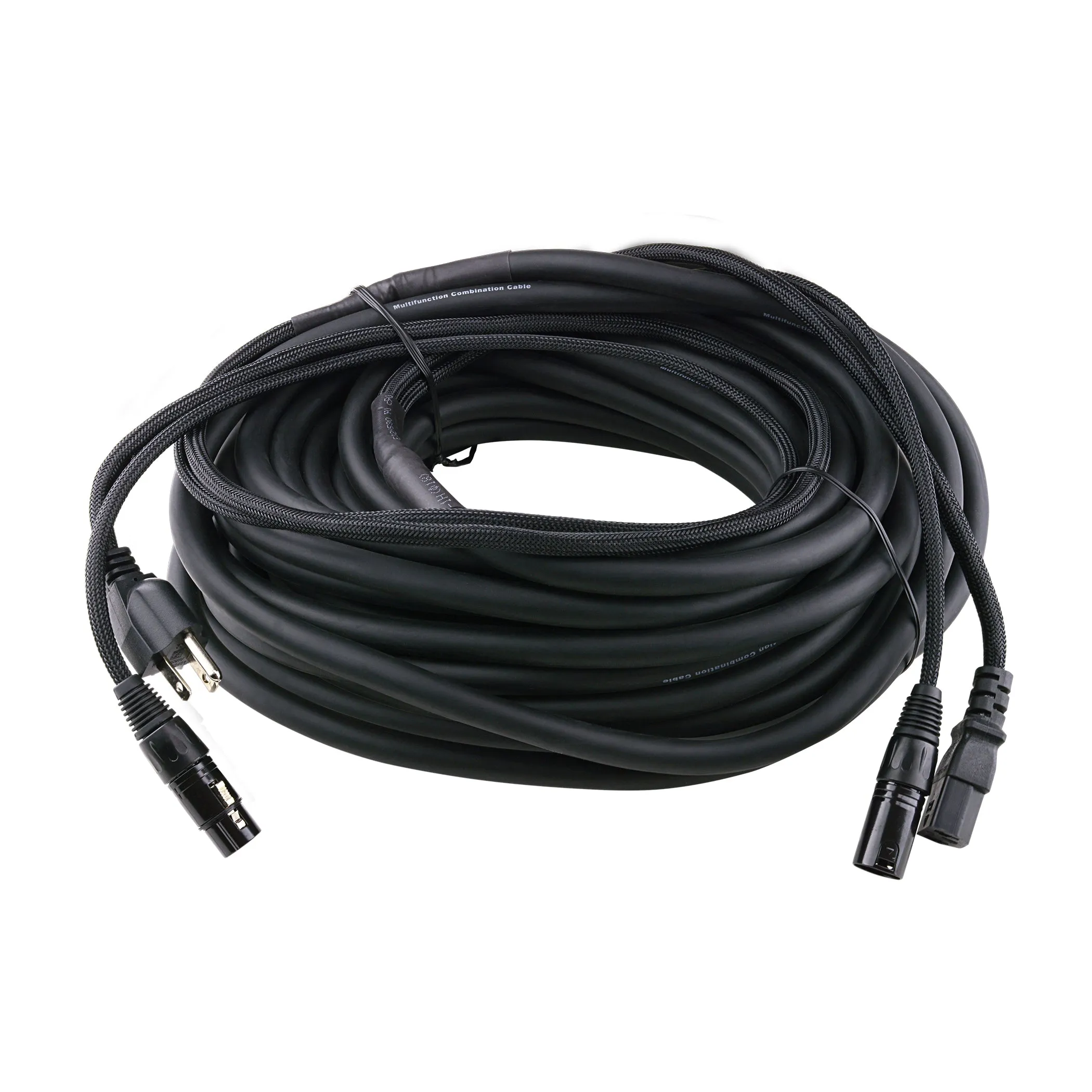 AC Power & XLR/Microphone Cable, 15M (EX-PRO-SIM-15)