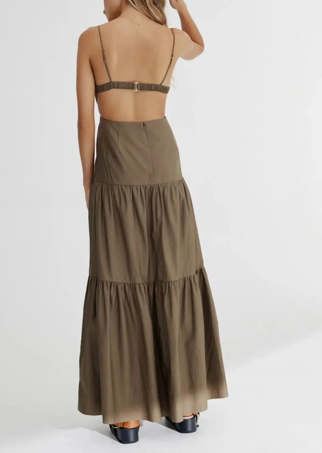 Addison Maxi Dress - Khaki