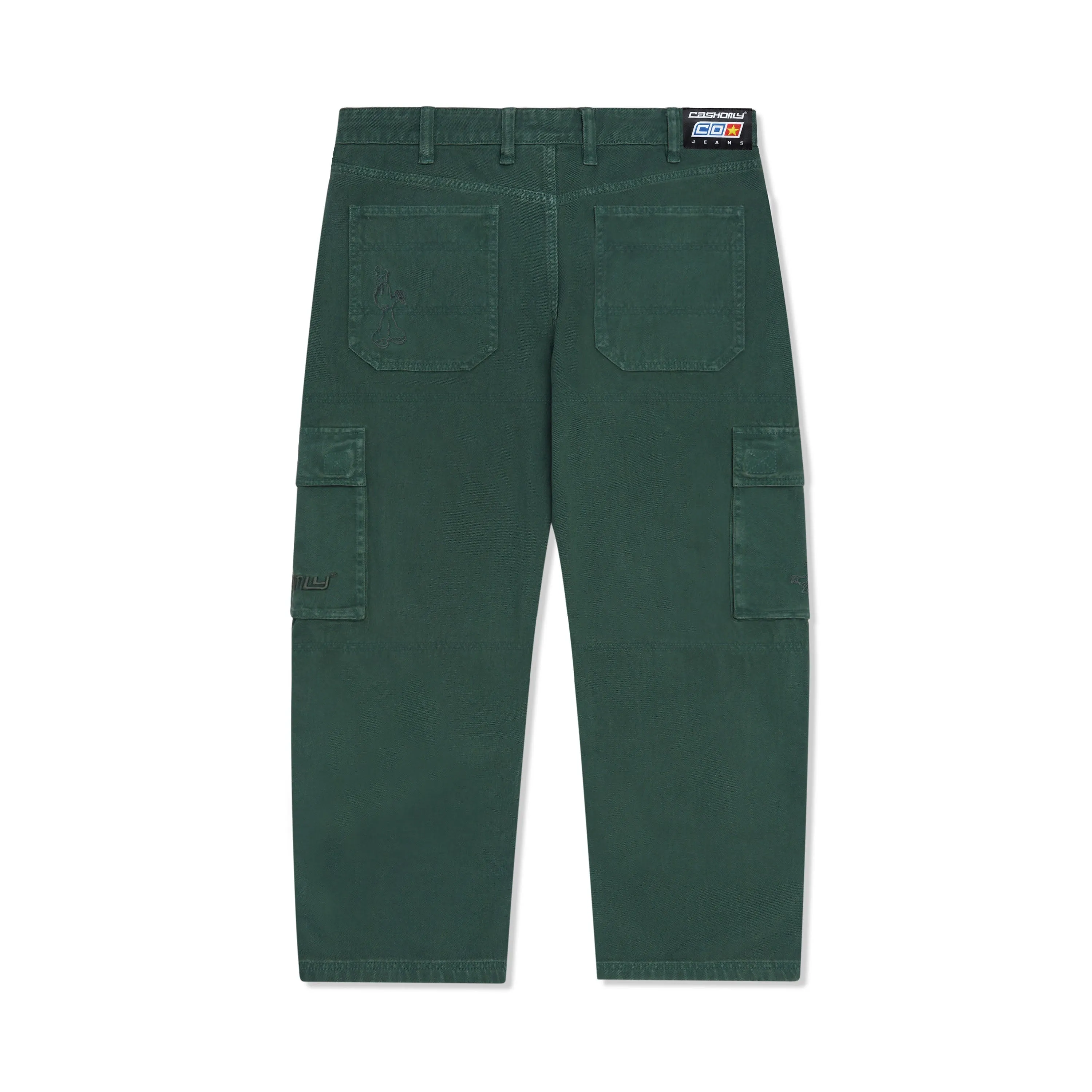 Aleka Cargo Jeans, Green