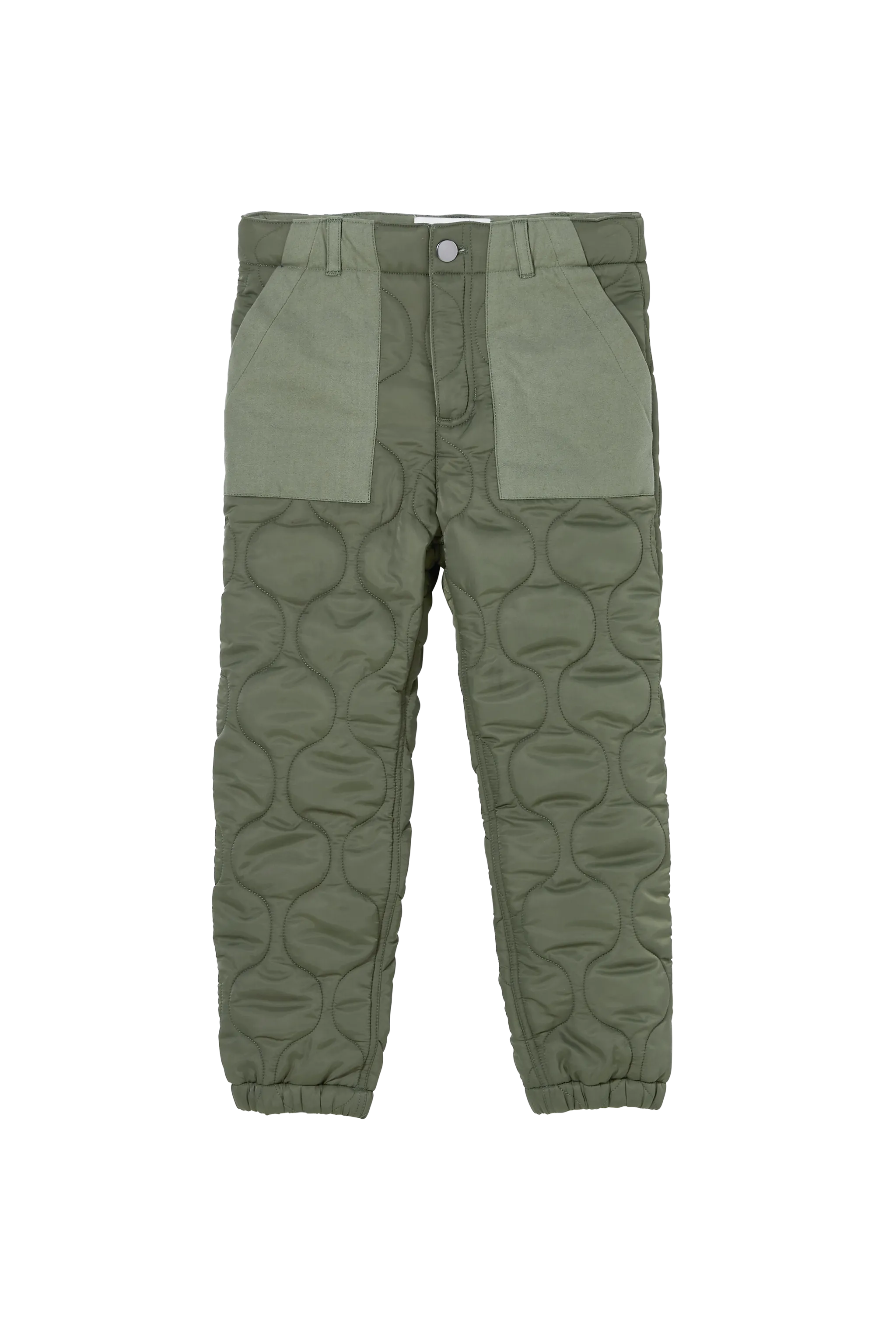 ALEX Khaki Quilt - Quilted Cargo Pants