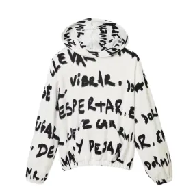 All-Over Manifesto Oversized Hoodie