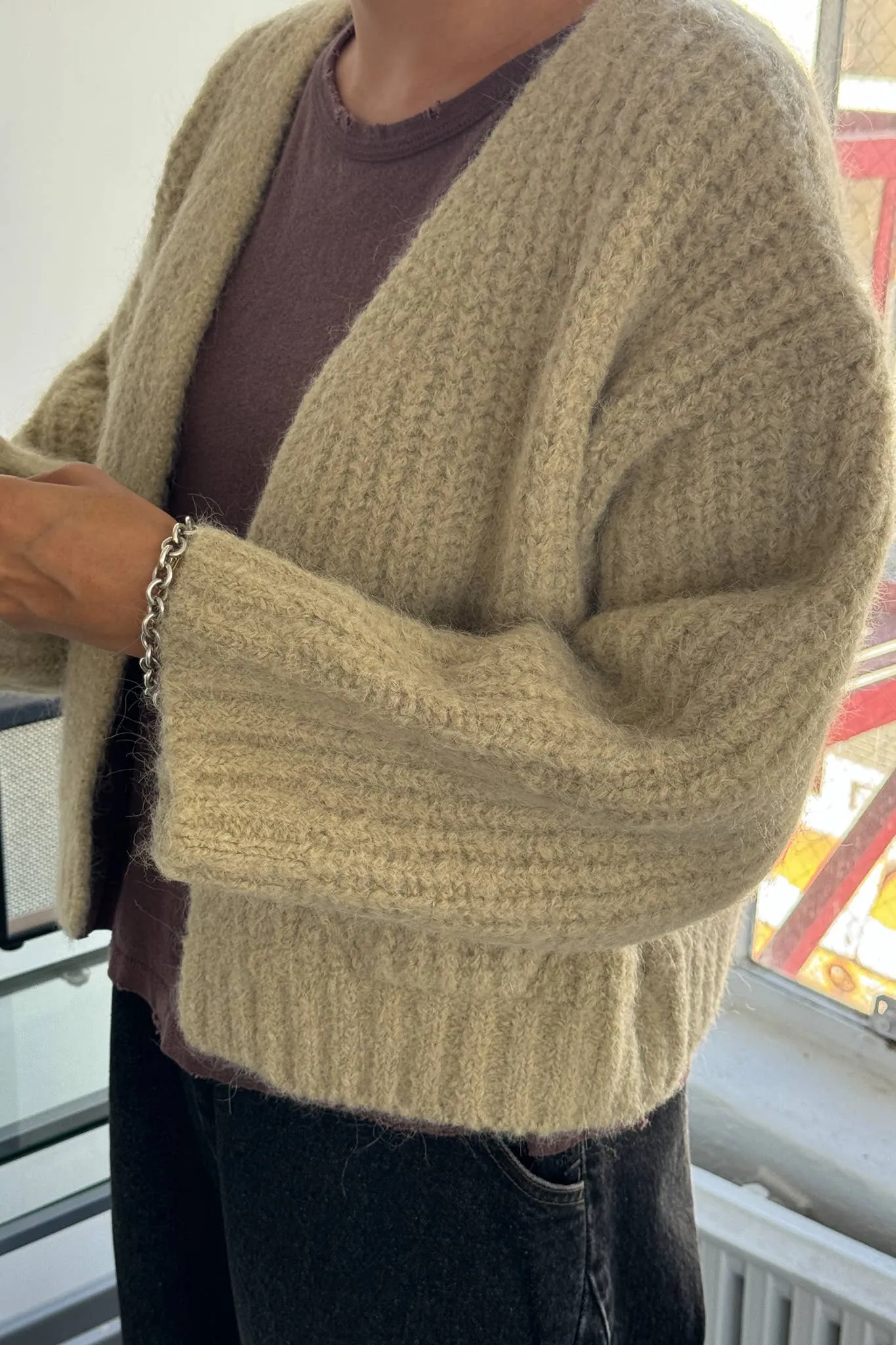 Alpaca Sweater Jacket