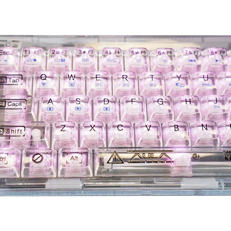 AULA F68 Transparent Gasket 3-Mode RGB Mechanical Keyboard