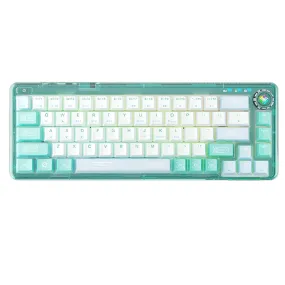 AULA F68 Transparent Gasket 3-Mode RGB Mechanical Keyboard