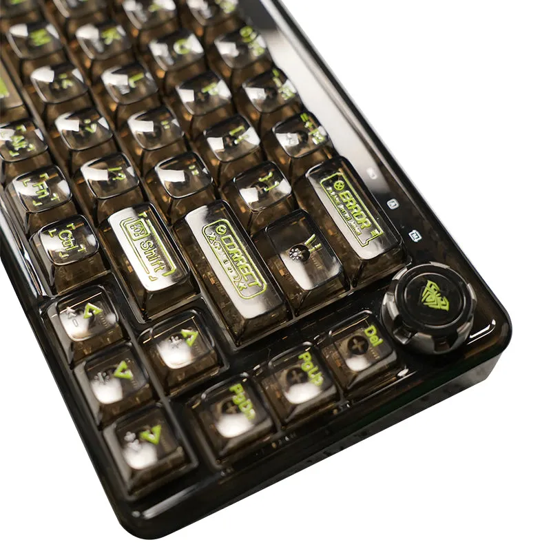 AULA F68 Transparent Gasket 3-Mode RGB Mechanical Keyboard