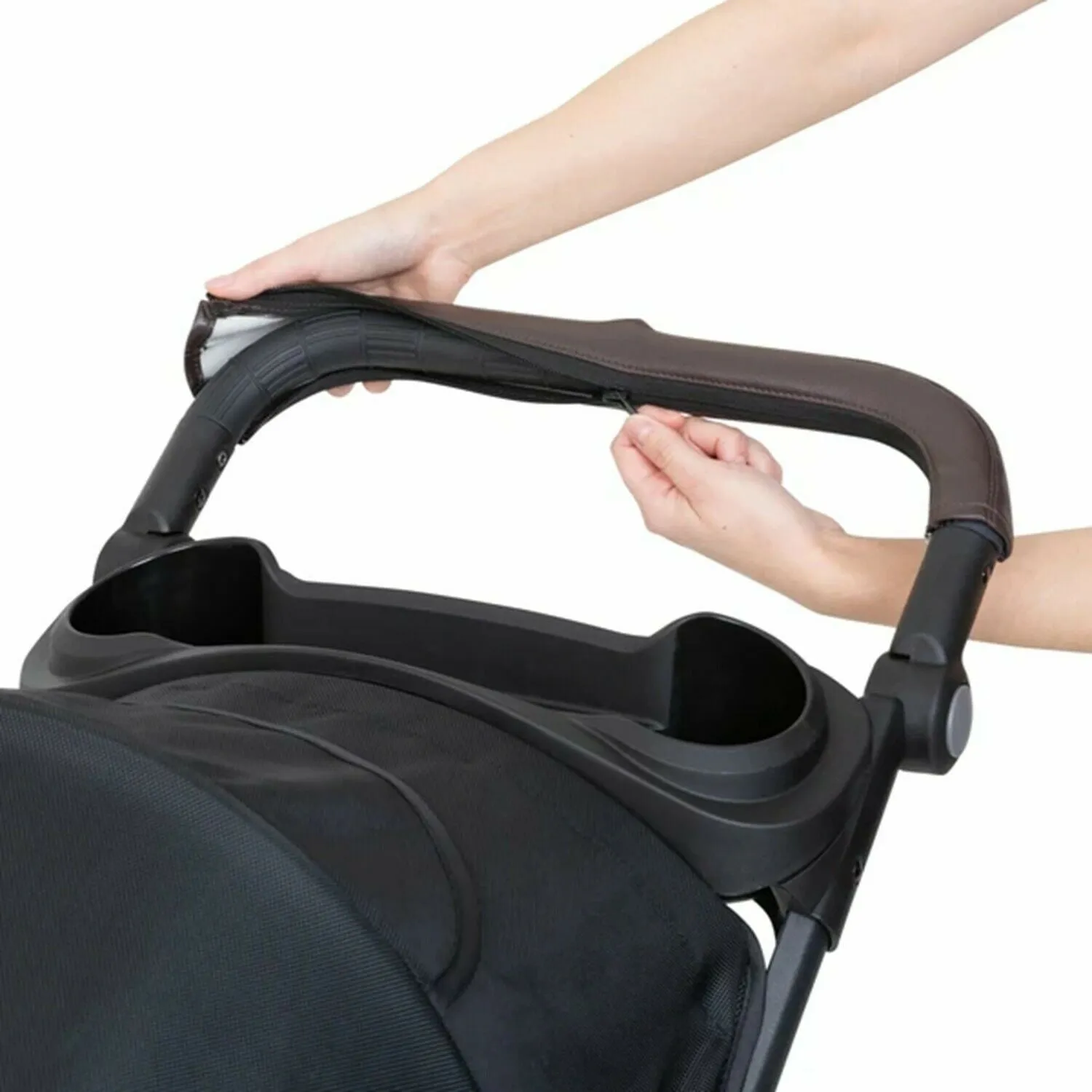 Baby Stroller with Car Seat Infant Toddler Travel System Combo Black/Brown