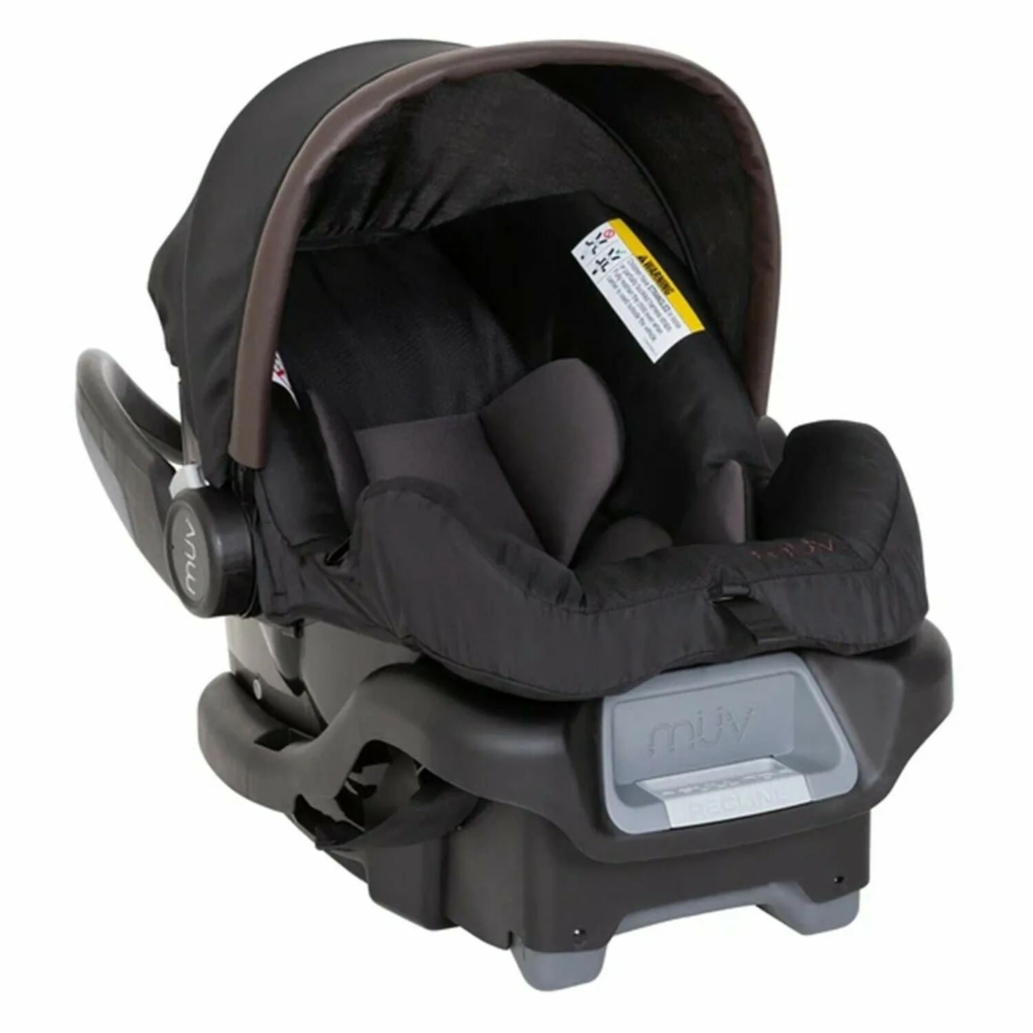 Baby Stroller with Car Seat Infant Toddler Travel System Combo Black/Brown