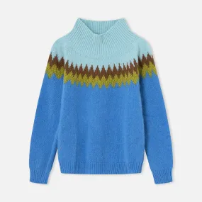 Bamboleo Blue Jersey Sweater