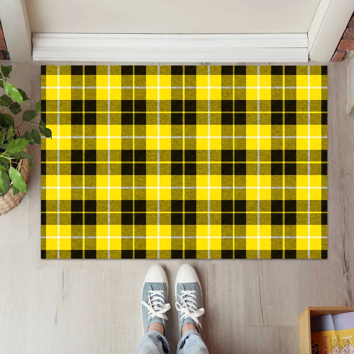 Barclay Dress Modern Tartan Door Mat