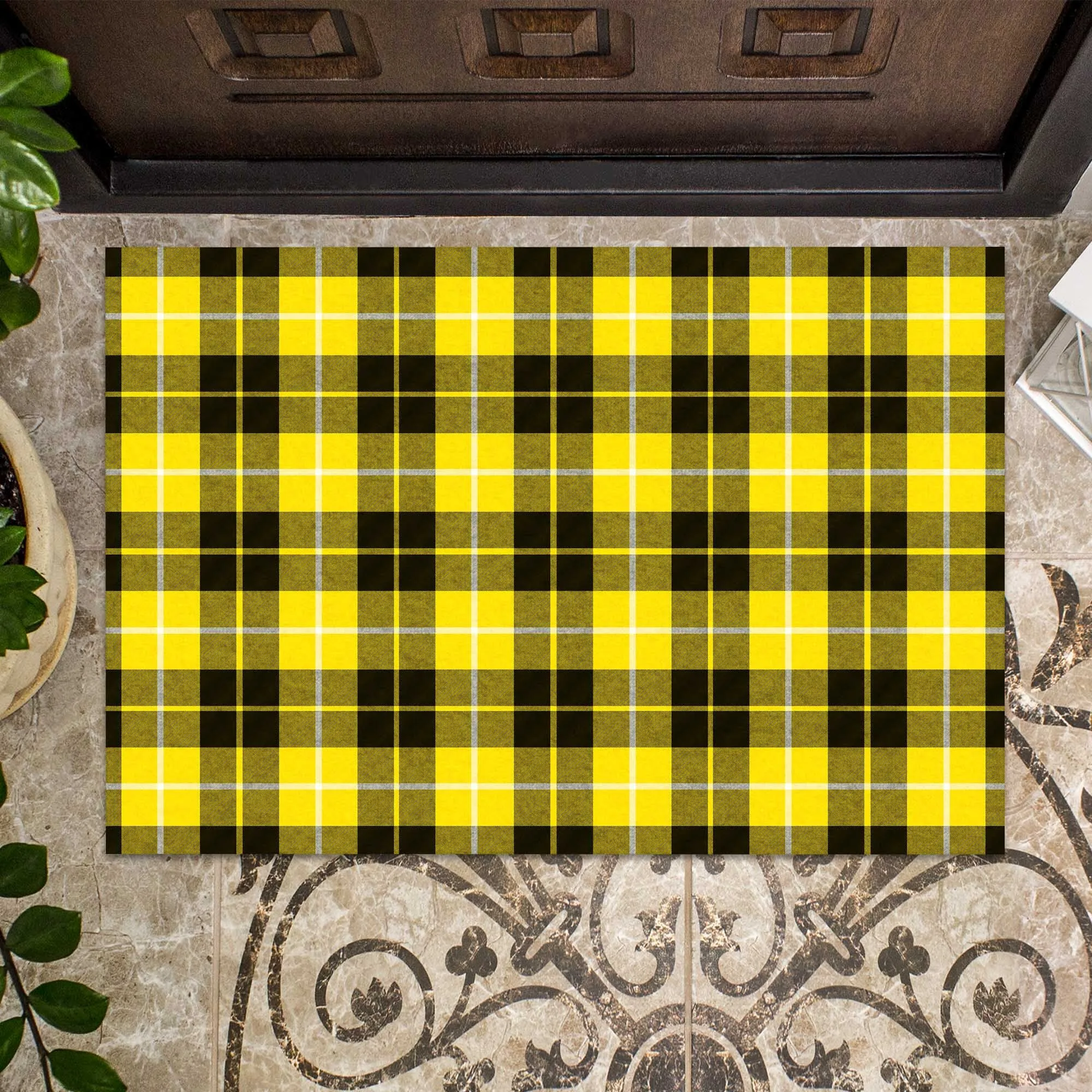 Barclay Dress Modern Tartan Door Mat