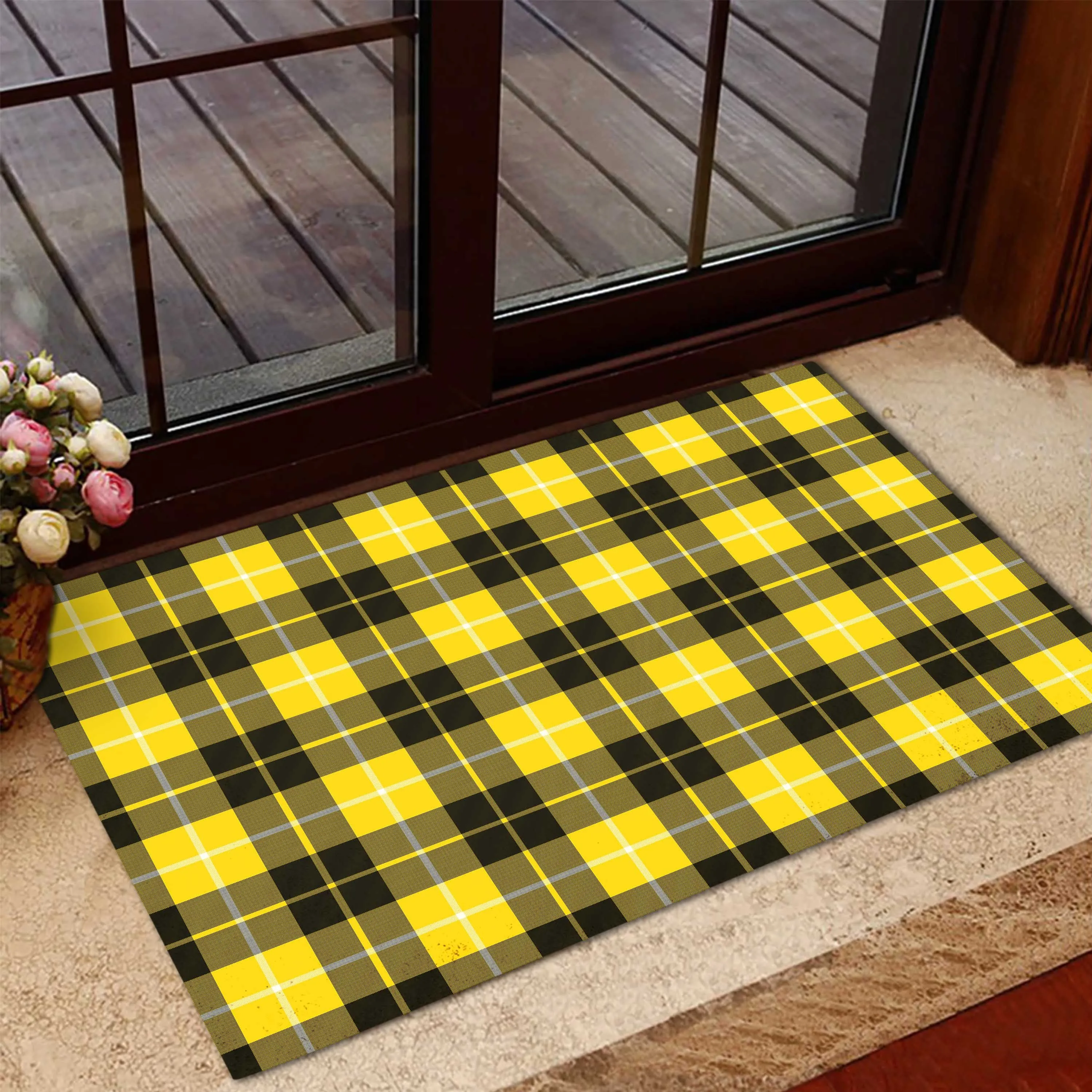 Barclay Dress Modern Tartan Door Mat