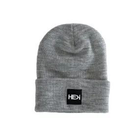 BEANIE IN HEATHER GREY