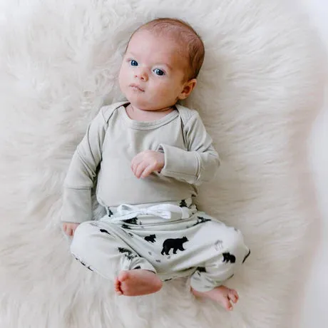 BELAN J Long Sleeves Onesie - Sage