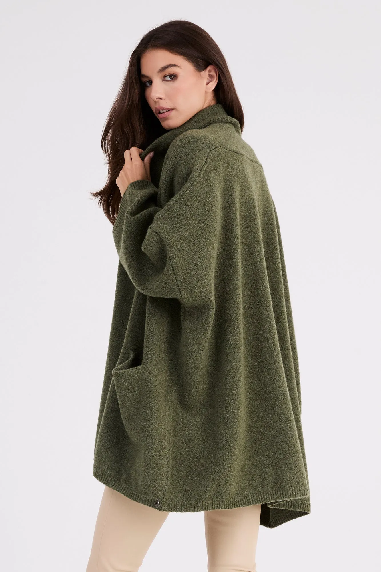   Beryll Cocoon Cardigan | Forest