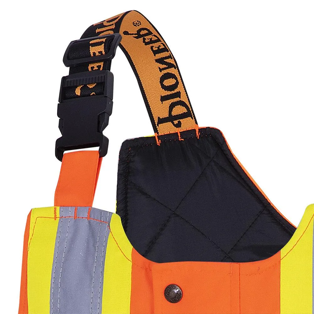 Bib Pants - Pioneer Hi-Viz 100% Waterproof 7-in-1 Quilted Bib Pants, 5040BB / 5041BB / 5042