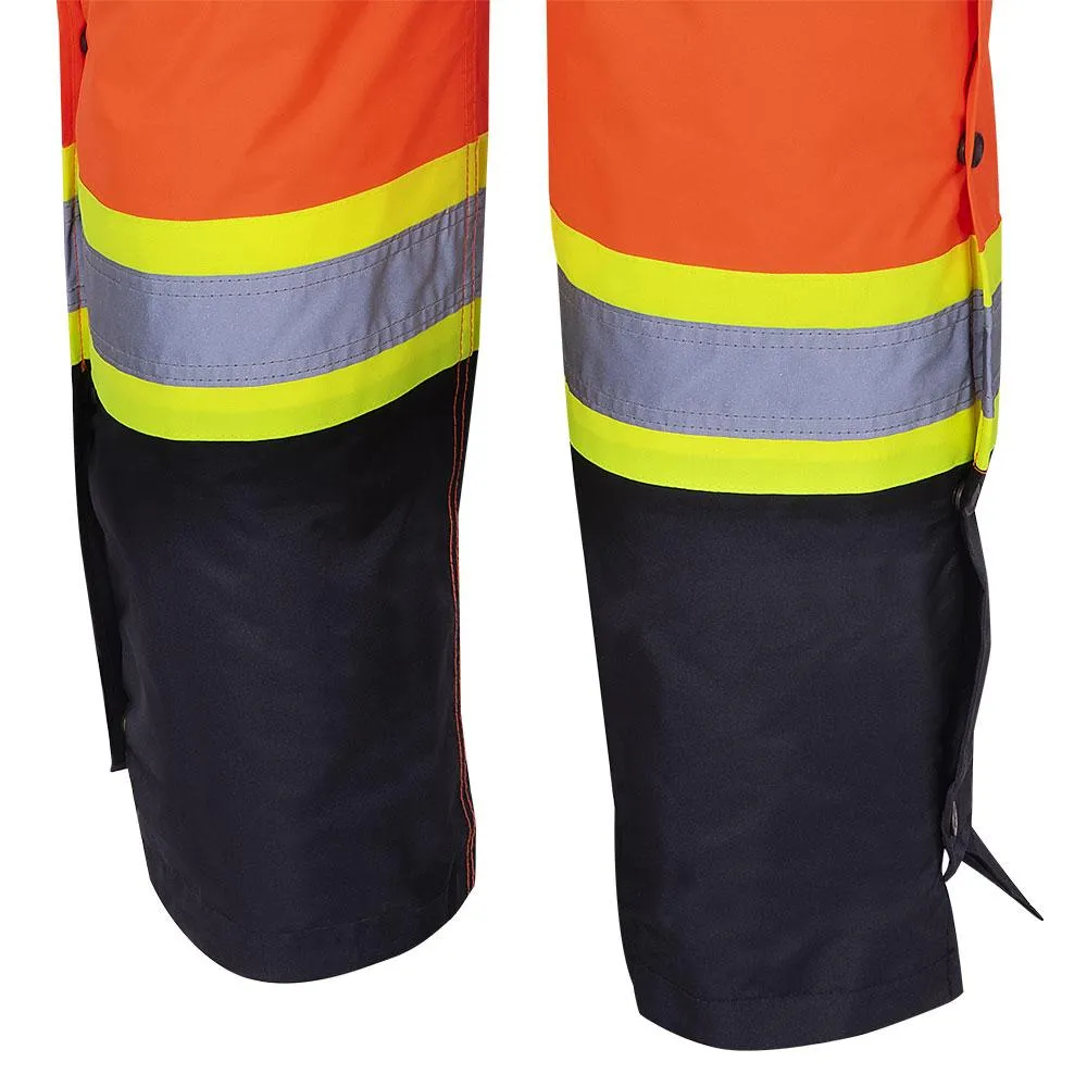 Bib Pants - Pioneer Hi-Viz 100% Waterproof 7-in-1 Quilted Bib Pants, 5040BB / 5041BB / 5042