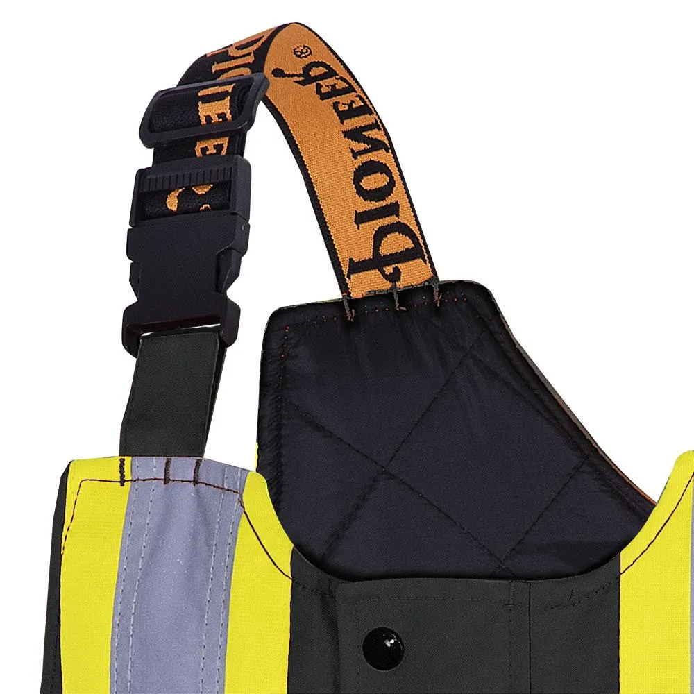 Bib Pants - Pioneer Hi-Viz 100% Waterproof 7-in-1 Quilted Bib Pants, 5040BB / 5041BB / 5042