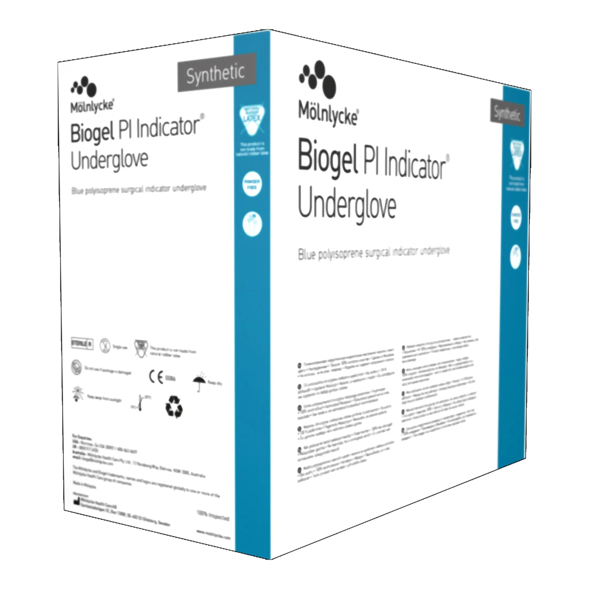 Biogel PI Indicator Underglove™ Polyisoprene Surgical Underglove, Size 7, Blue 200/CASE