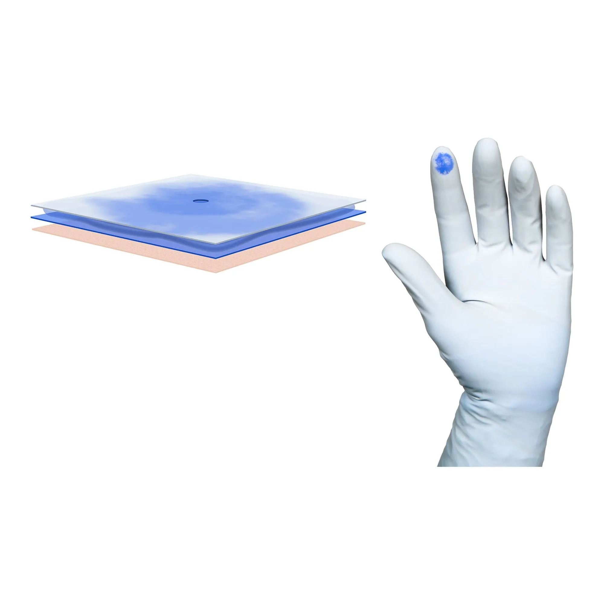 Biogel PI Indicator Underglove™ Polyisoprene Surgical Underglove, Size 7, Blue 200/CASE