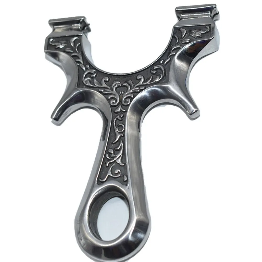 Black Metal High Quality Stainless Steel Slingshot