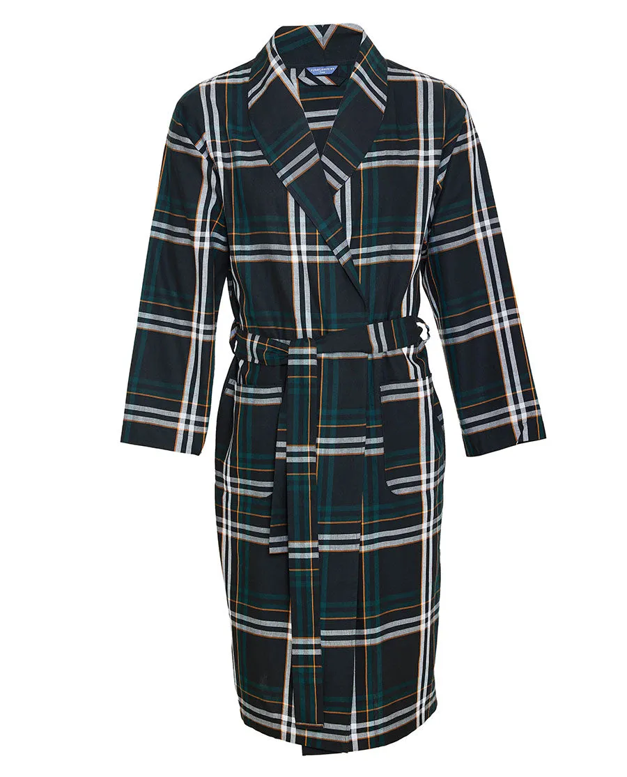 Blake Check Long Dressing Gown