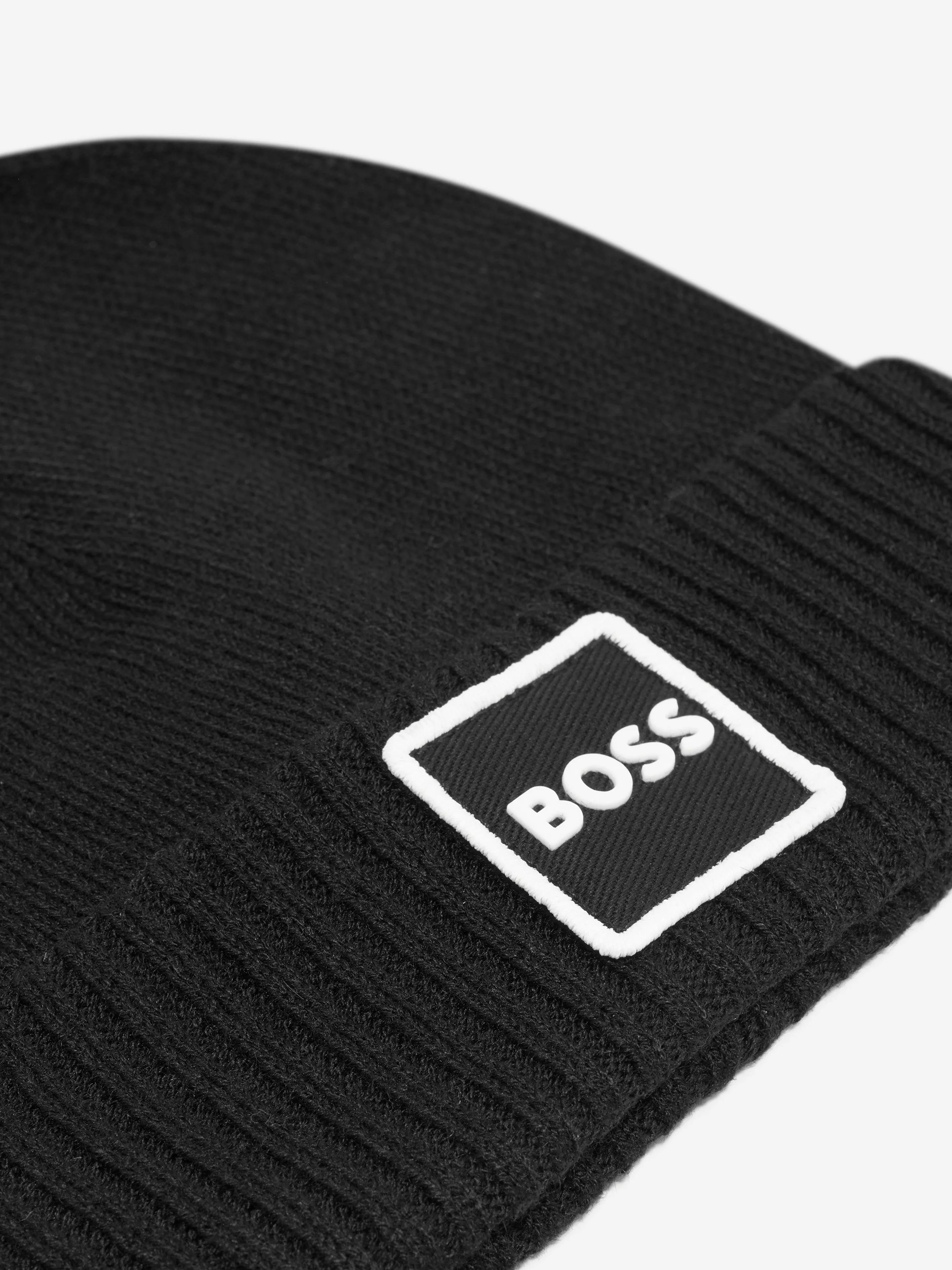 BOSS Baby Boys Pull On Hat in Black