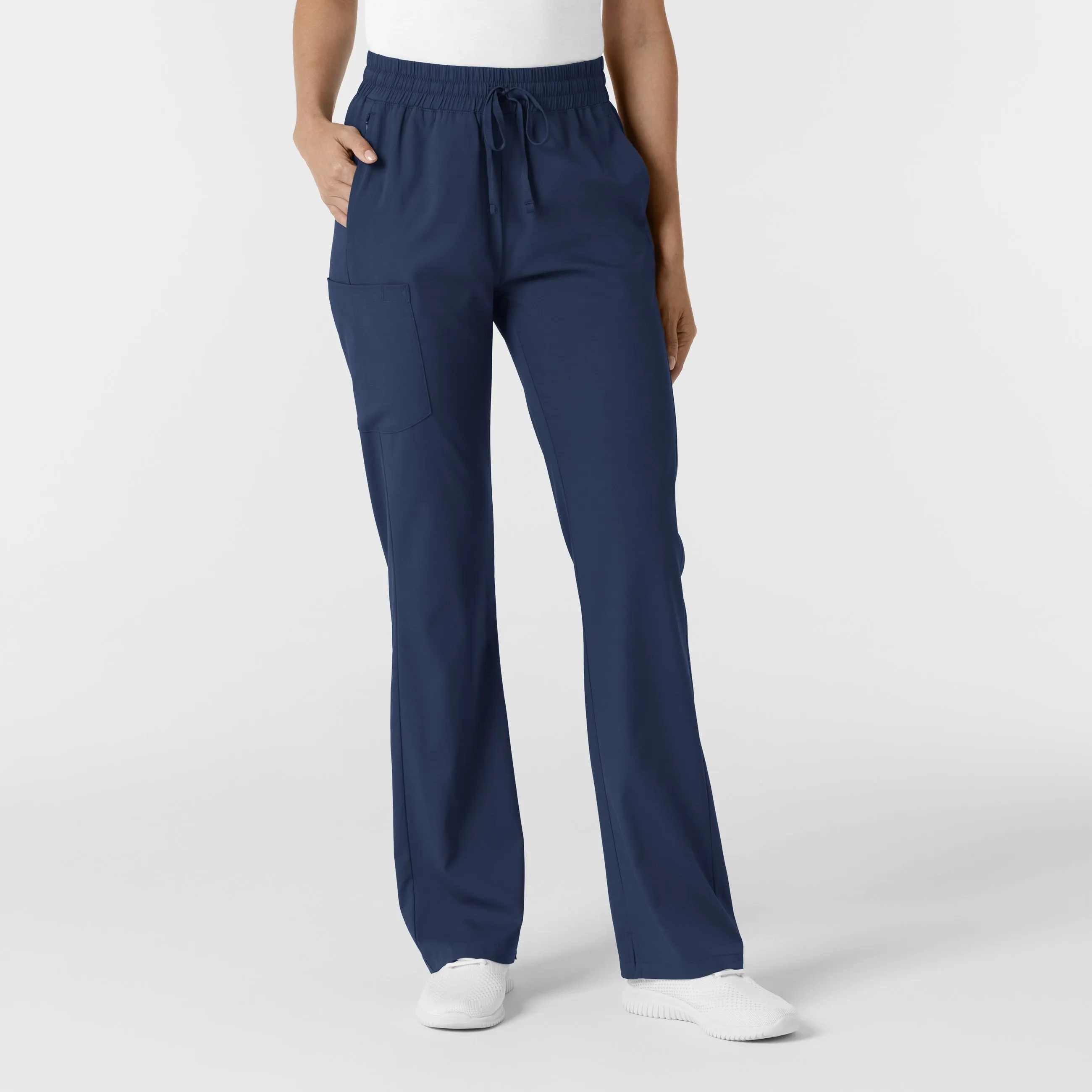 Boundless Women's Bootcut Scrub Pant - Navy