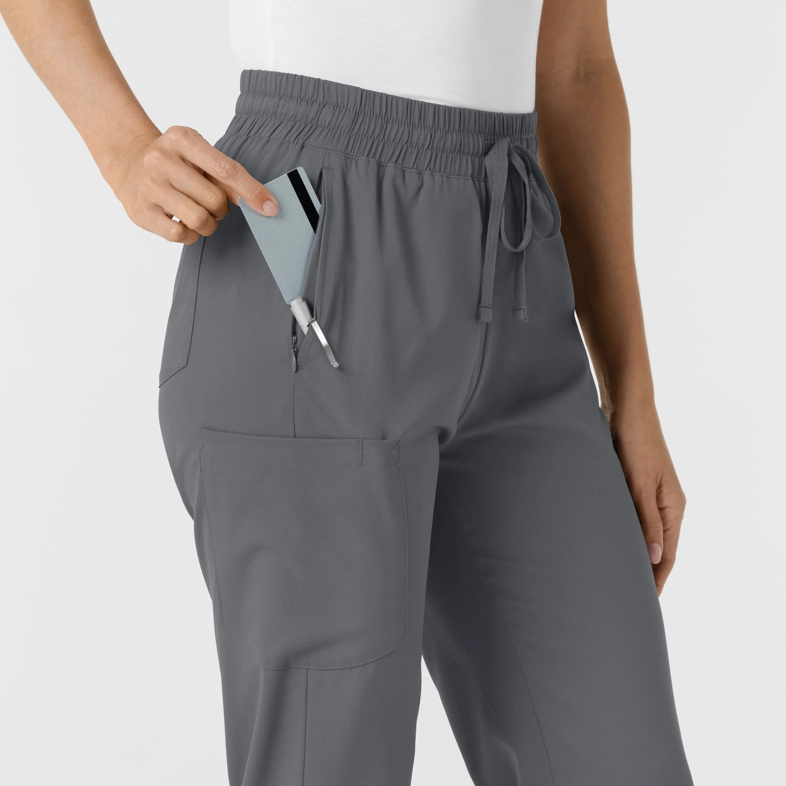 Boundless Women's Bootcut Scrub Pant - Pewter