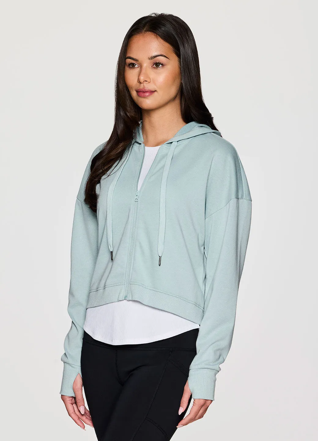 Brooke Daily Cropped Hoodie Jacket