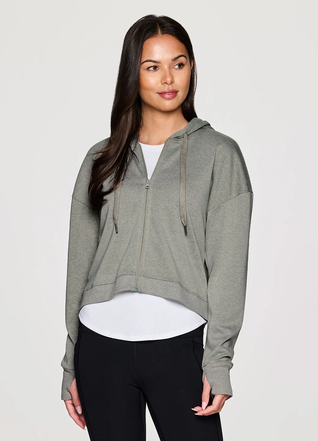 Brooke Daily Cropped Hoodie Jacket