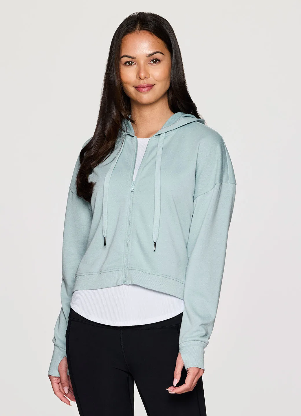 Brooke Daily Cropped Hoodie Jacket