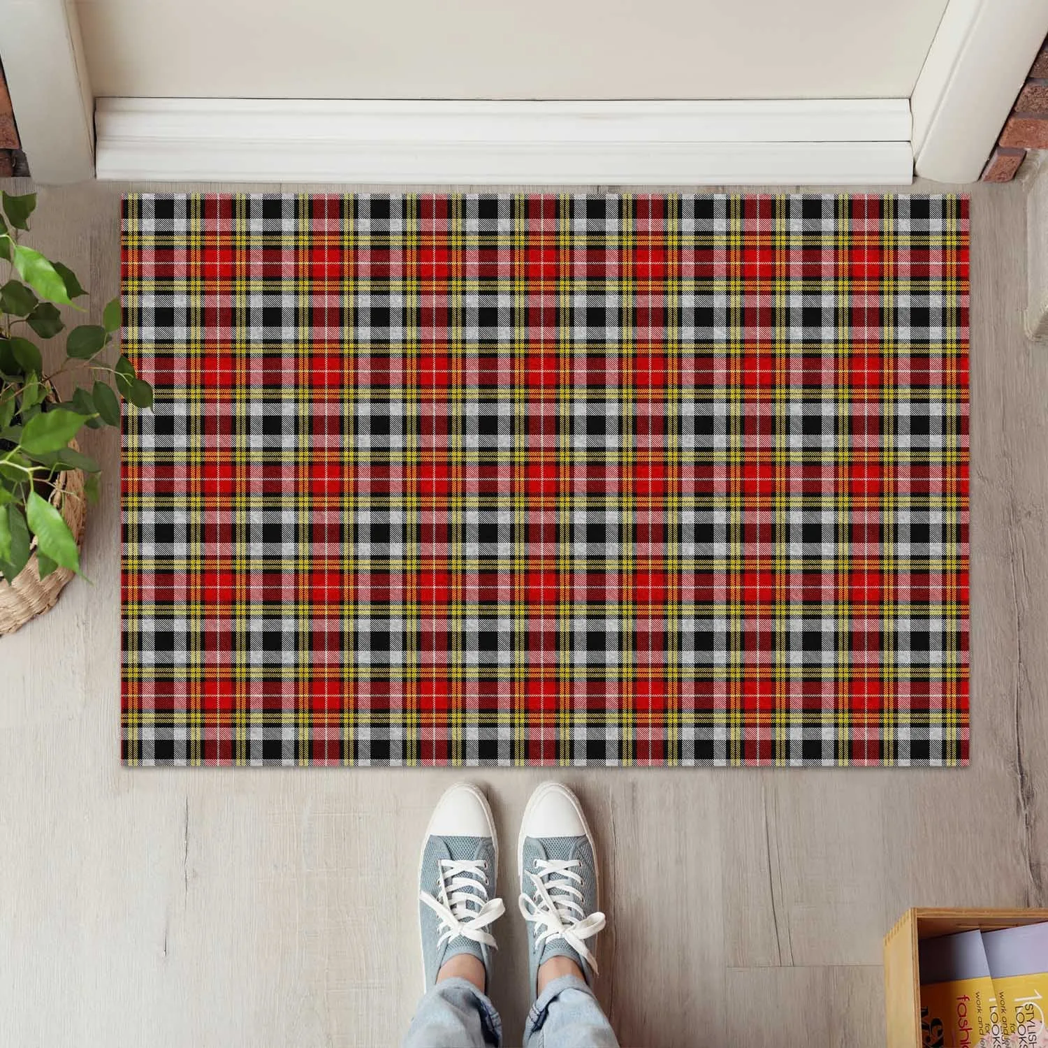 Buchanan Old Dress Tartan Door Mat