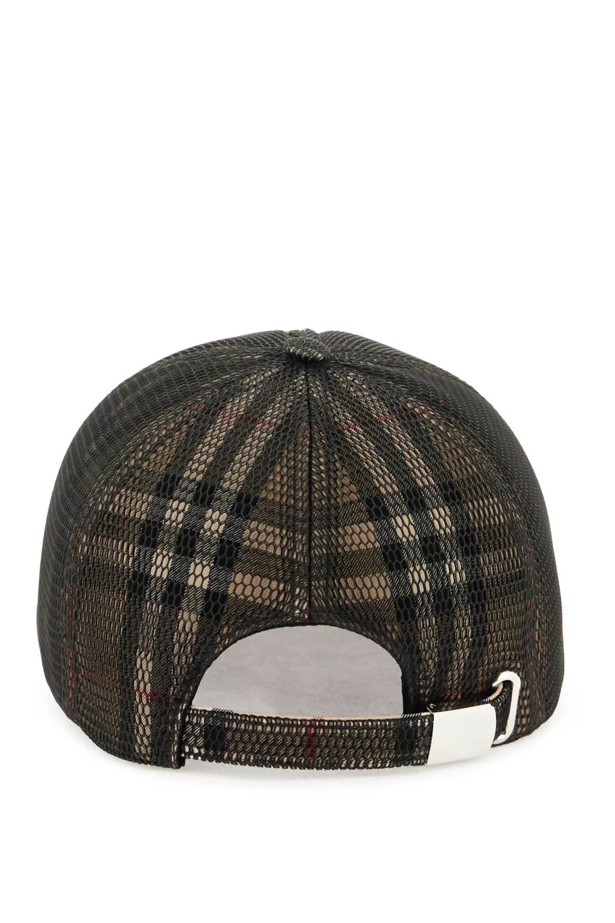 Burberry tartan baseball cap with mesh panel