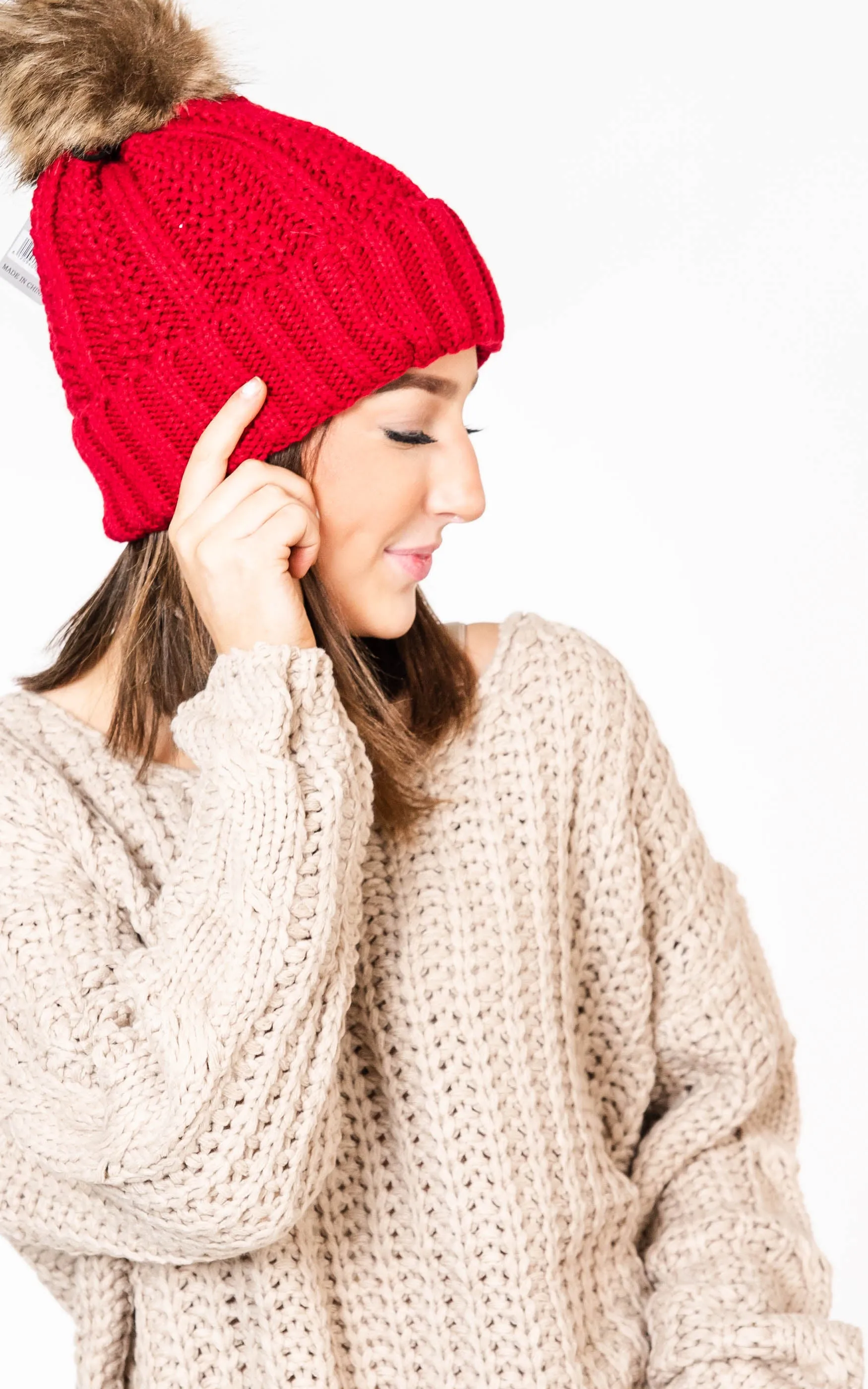 Cable Knit Hat