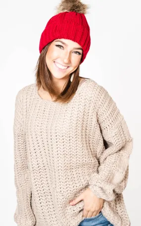 Cable Knit Hat