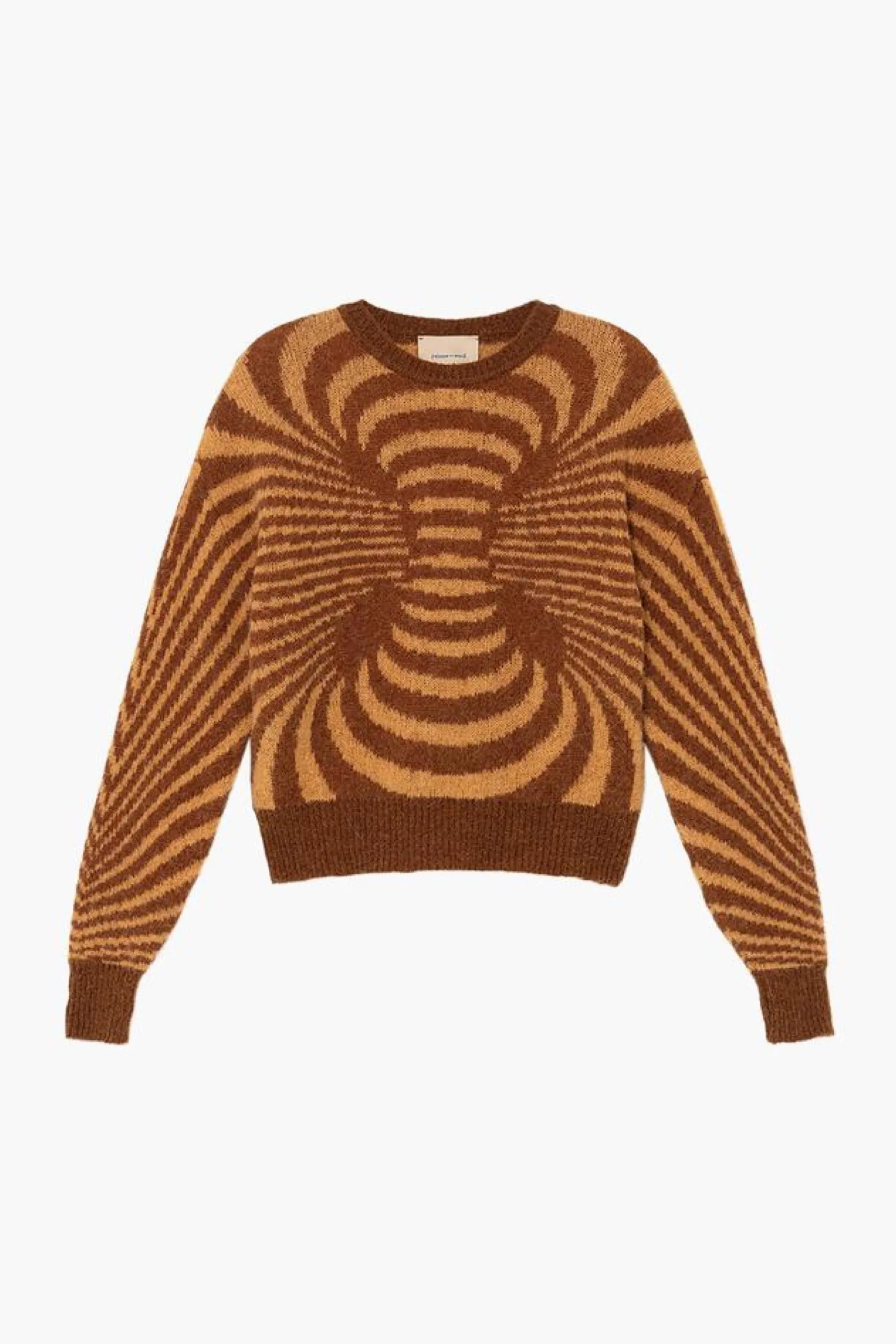 Camel Matrix Sweater