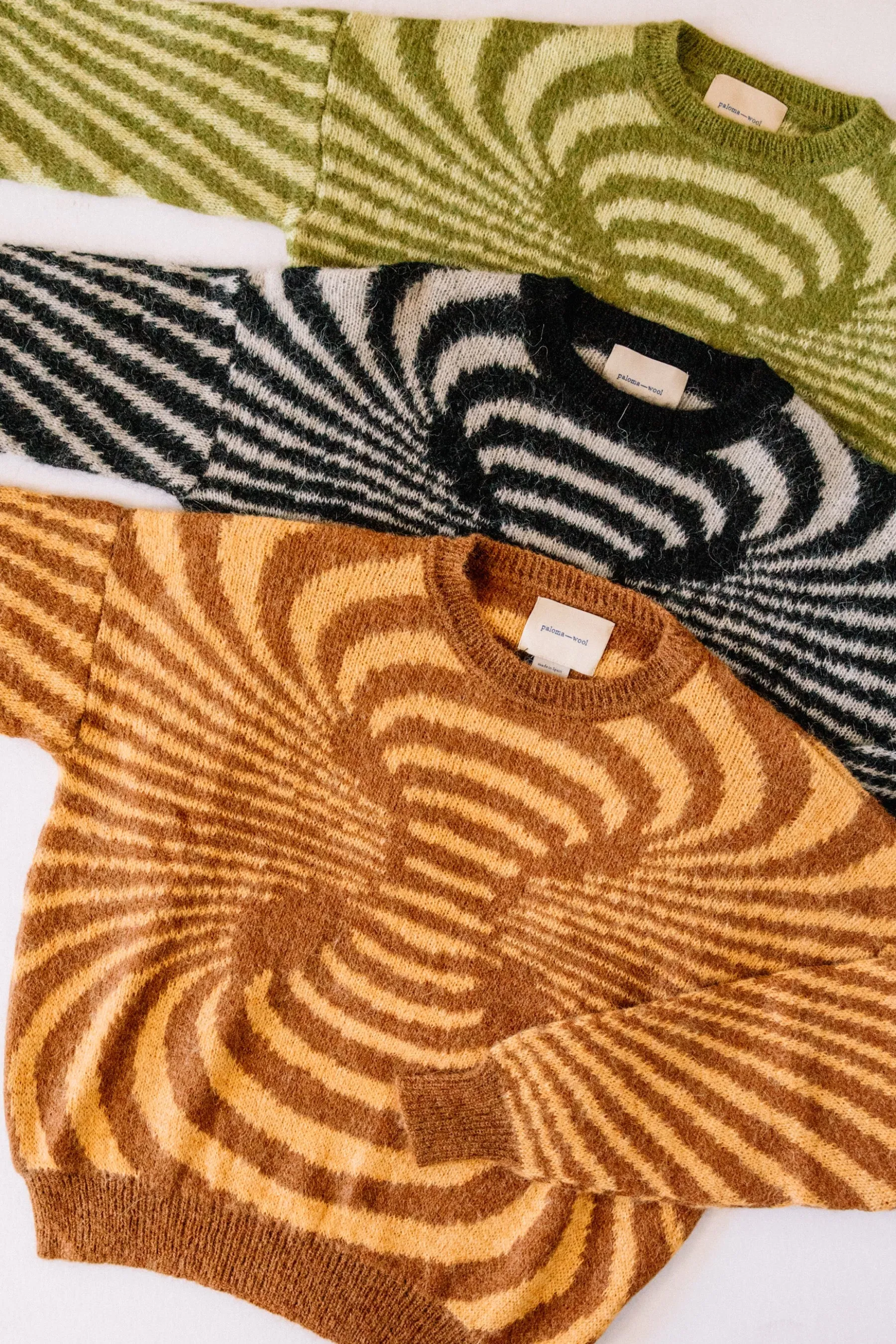 Camel Matrix Sweater