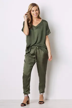 Camilla Pants Petite Olive