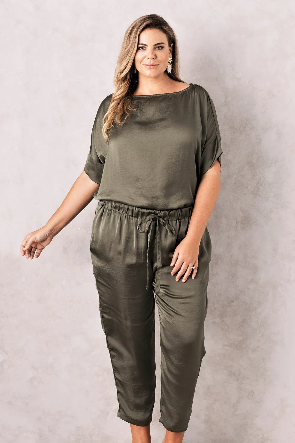 Camilla Pants Petite Olive