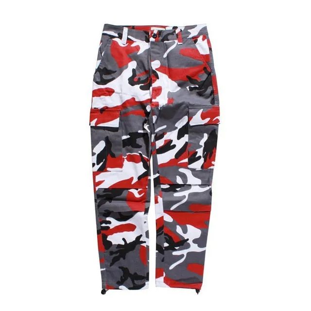 Camouflage Cargo Tactical Baggy Sweatpant