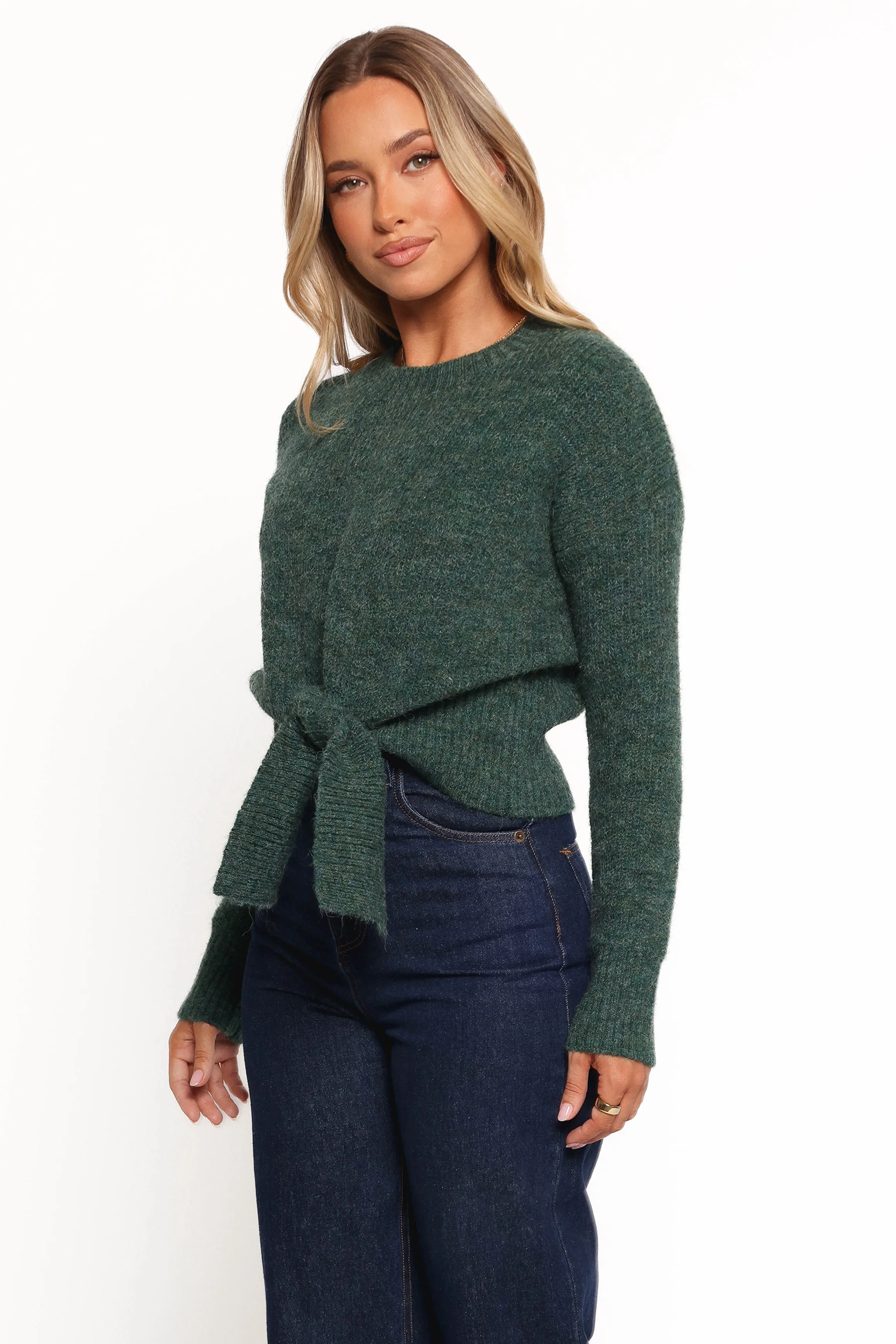 Captivate Knit Sweater - Emerald