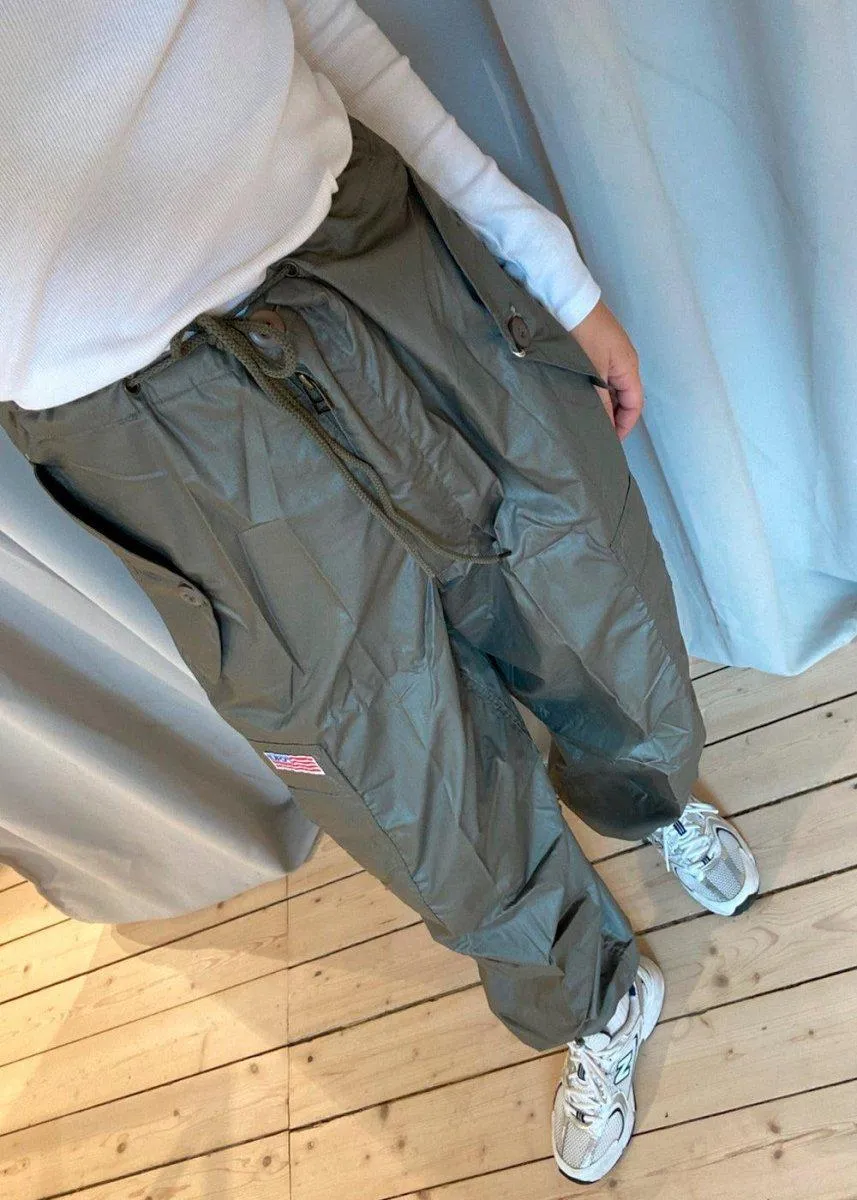 Cargo Wind Pants - Moss