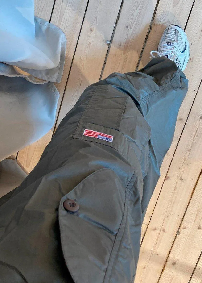 Cargo Wind Pants - Moss