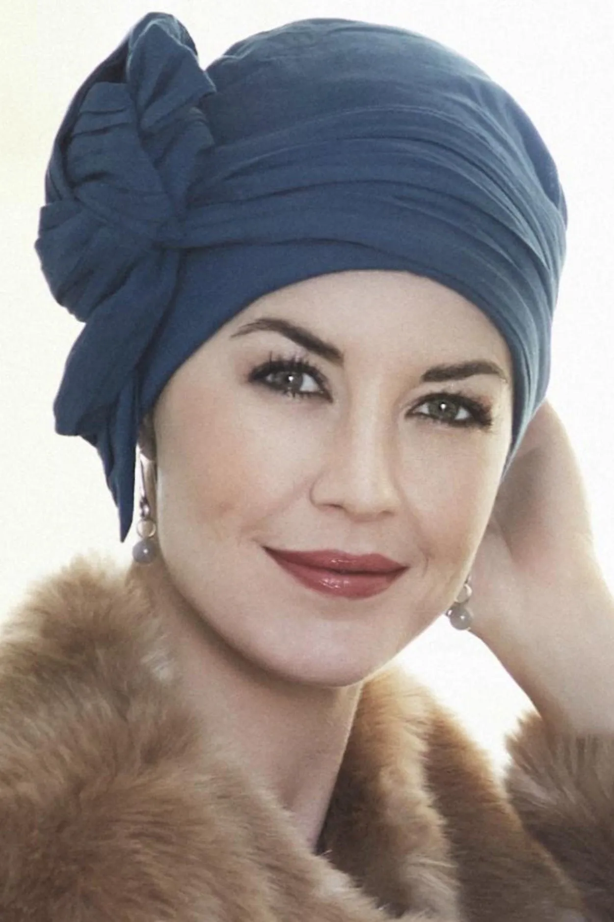 Christine Joli Head Scarf - Petrol Blue