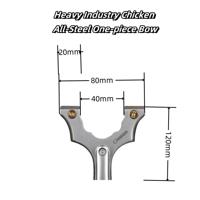 Classic CNC Chicken Stainless Steel Slingshot