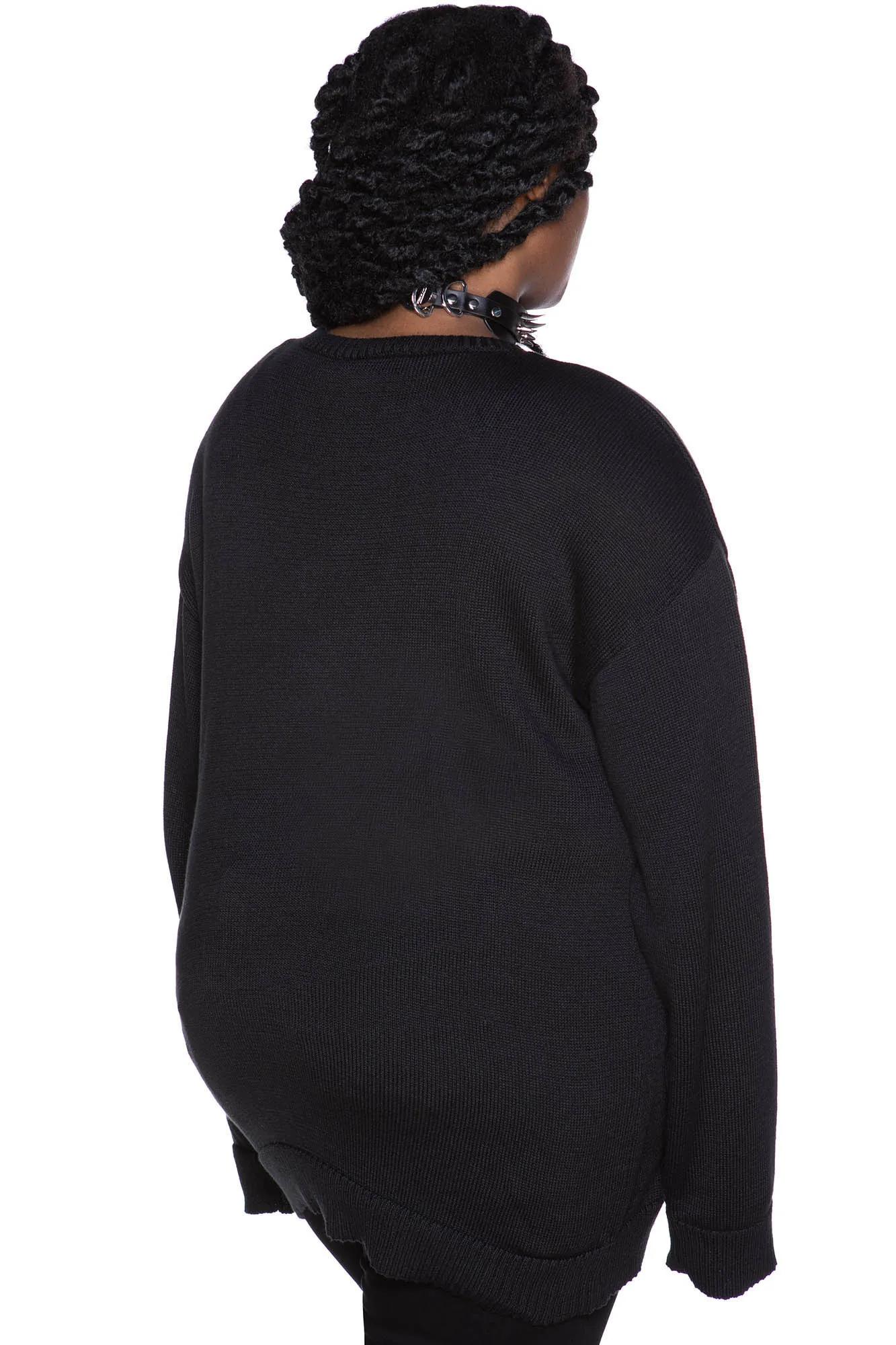 College Goth Knit Sweater