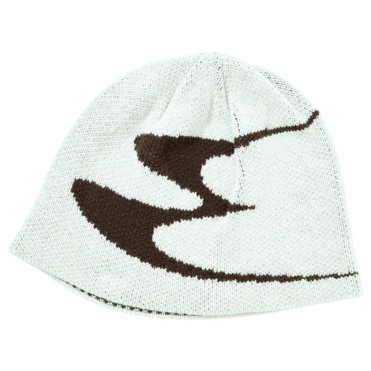 Contrast Logo Knit Hat